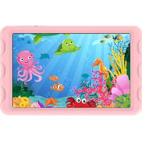 Tablet iGET Smart W8 Kids 4 GB / 64 GB + detský kryt ružový

