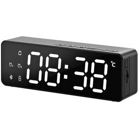 Rádiobudík Power+ ALARMCLOCK BLK 


