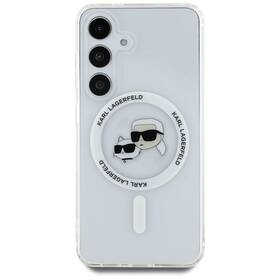 Kryt na mobil Karl Lagerfeld IML K&CH Heads MagSafe na Samsung Galaxy S25 priehľadný

