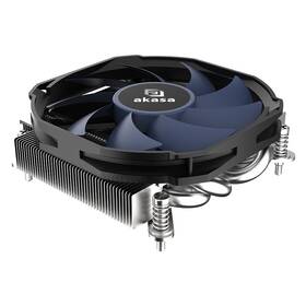 Chladič CPU AKASA ALUCIA H4i, Low profile, 4 heatpipes chróm

