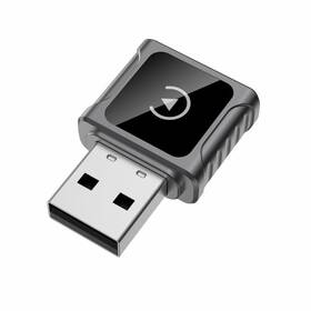 Transmitter Swissten CarLINK, Android Auto, CarPlay strieborné

