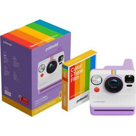 Instantný fotoaparát Polaroid Now Gen 3 Bundle Color Film (8 ks) fialový


