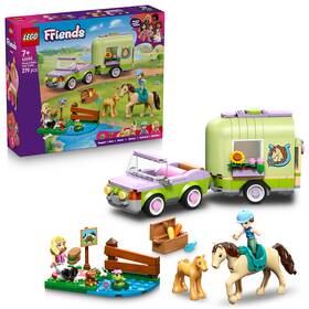 Stavebnica LEGO® Friends 42695 Přívěs s koněm a hříbětem 

