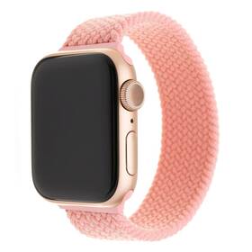 Remienok FIXED Nylon Strap na Apple Watch 38/40/41 mm, veľkosť L ružový

