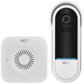 Videozvonček EMOS GoSmart batériový videozvonček IP-15S s Wi-Fi 
