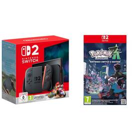 Set výrobkov Nintendo Herní konzole Nintendo Switch 2 + Mario Kart™ World Bundle - černá + Hra Nintendo Switch 2 Pokémon Legends: Z-A 


