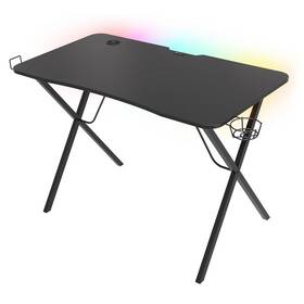 Herný stôl Genesis HOLM 200 RGB čierna farba

