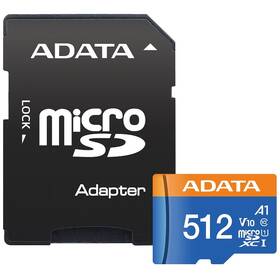 Pamäťová karta ADATA Premier MicroSDXC 512GB UHS-I (100R/25W) + adaptér 

