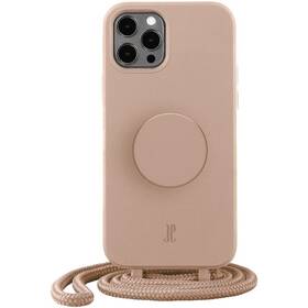 Kryt na mobil PopSockets Just Elegance na Apple iPhone 12/12 Pro béžový

