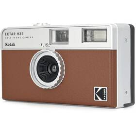 Analógový fotoaparát Kodak EKTAR H35 strieborný/hnedý

