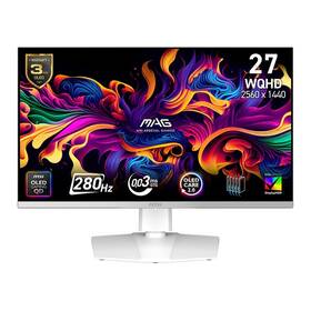 Herný monitor MSI MAG 272QPW QD-OLED X28 biely

