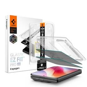 Tvrdené sklo Spigen tR EZ Fit Pro HD (Privacy) na Apple iPhone Duo (2 ks) priehľadné


