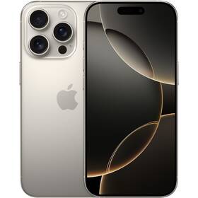 Mobilný telefón Apple 128 GB prírodný titán 
