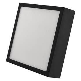 LED stropné svietidlo EMOS Nexxo, štvorec, 12,5 W, CCT čierne

