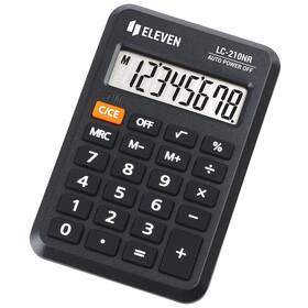 Kalkulačka Eleven LC210NR, vrecková, osemmiestna čierna


