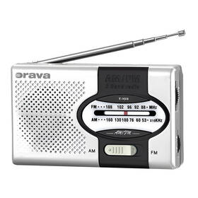 Rádioprijímač Orava T-103 čierny/strieborný

