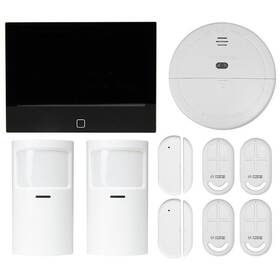 Kompletný set Xtend Home alarmový systém, Wi-Fi, Tuya čierna/biela

