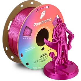 Tlačová struna (filament) Polymaker Panchroma PLA Silk ružový

