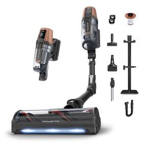 Tyčový vysávač Rowenta RH9E74E0 X-Force Flex Silence 20.80 Auto Animal 3v1 čierny/medený

