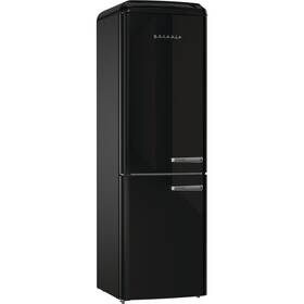 Chladnička s mrazničkou Gorenje ONRK619DBK-L čierna farba
