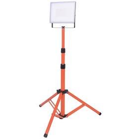 Reflektor Solight 100 W, 9000 lm, 4000 K, IP65, s vysokým stojanom oranžový

