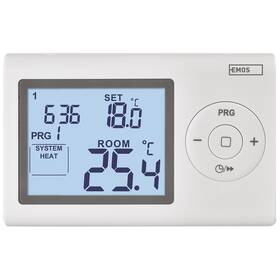 Termostat EMOS izbový, programovateľný, drôtový, P5607 

