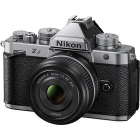 Digitálny fotoaparát Nikon Z f + 40 mm SE strieborný

