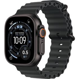 Inteligentné hodinky Apple GPS + Cellular 49mm čierny titán - čierny oceánsky remienok 

