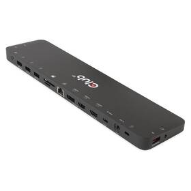 Dokovacia stanica Club3D USB-C, Triple Display DP, PD Charging Dock 120 W čierna farba
