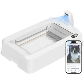 Inteligentná toaleta Petkit Purobot Crystal Duo, AI camera biely

