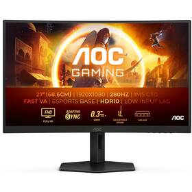 Herný monitor AOC C27G4ZXU čierny


