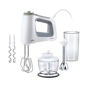 Ručný šľahač Braun HM5137WH sivý/biely

