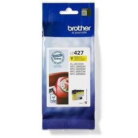 Cartridge Brother LC-427Y, 1500 strán žltá

