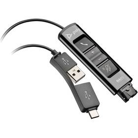 Adaptér HP Poly DA85 USB na QD čierny


