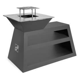 Gril záhradný na drevené uhlie G21 COG-VER-BL Maine Black 

