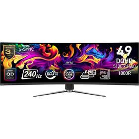 Herný monitor MSI MPG 491CQPX QD-OLED čierny

