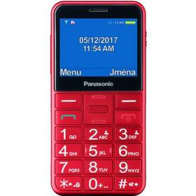 Mobilný telefón Panasonic KX-TU155EXRN červený

