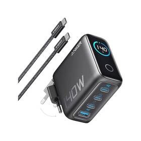 Nabíjačka do siete Anker 140W, 3xUSB-C/1x USB-A sivá

