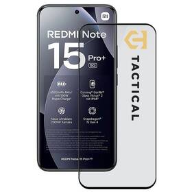 Tvrdené sklo Tactical Glass Shield 5D na Xiaomi Redmi Note 15 Pro+ 4G/5G čierne

