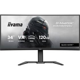 Herný monitor IIYAMA G-Master GCB3482WQSU-B1 čierny

