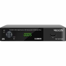 Set-top box Mascom MC720T2 HD čierna farba
