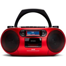 Rádiomagnetofón s DAB+/CD AIWA BBTC-660DAB červená farba
