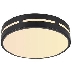 LED stropné svietidlo IMMAX NEO LITE PERFECTO SMART, kruh, 40cm, 24W, TUYA Wi-Fi čierne

