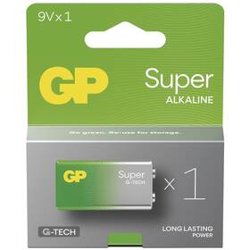 Batéria alkalická GP Super 9V (6LR61), 1 ks 

