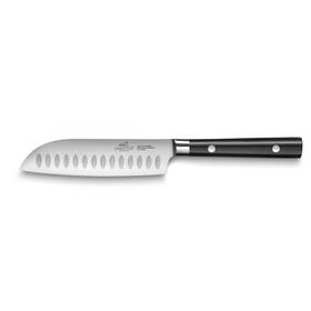 Nôž SANTOKU Lion Sabatier International 904380, 12 cm čierny

