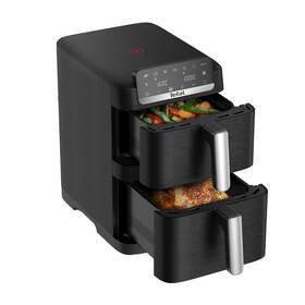 Fritéza teplovzdušná Tefal Easy Fry Crispy Stack EY7528E0 čierna

