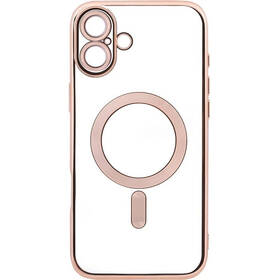 Kryt na mobil WG Magic Eye Magnet na Apple iPhone 16 zlatý/priehľadný

