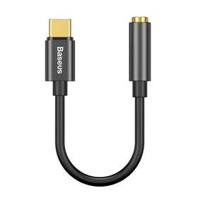 Redukcia Baseus USB-C/3,5mm Jack čierna

