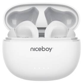 Slúchadlá Niceboy HIVE Pins ANC 3 biela

