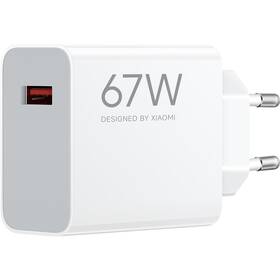 Nabíjačka do siete Xiaomi HyperCharge 67W, 1x USB-A biela

